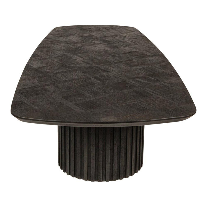 Salontafel Fieron Zwart 177x78 cm-Salontafels-PTMD