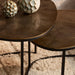 Salontafel Filou Goud Aluminium 90x65 cm-Salontafels-Starfurn