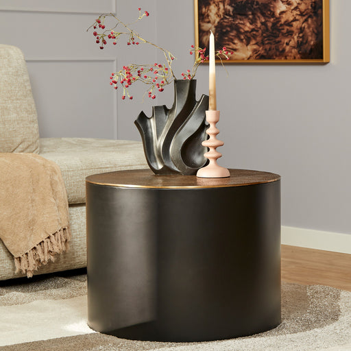 Salontafel Fiore Zwart/Goud 60x60x45 cm-Salontafels-Starfurn