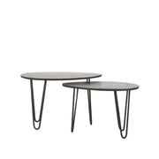 Salontafel Frisk Zwart Mangohout 68 cm 68x43x44 cm-Salontafels-LABEL51