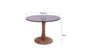 Salontafel Glas Bruin 60 cm-Salontafels-Brix
