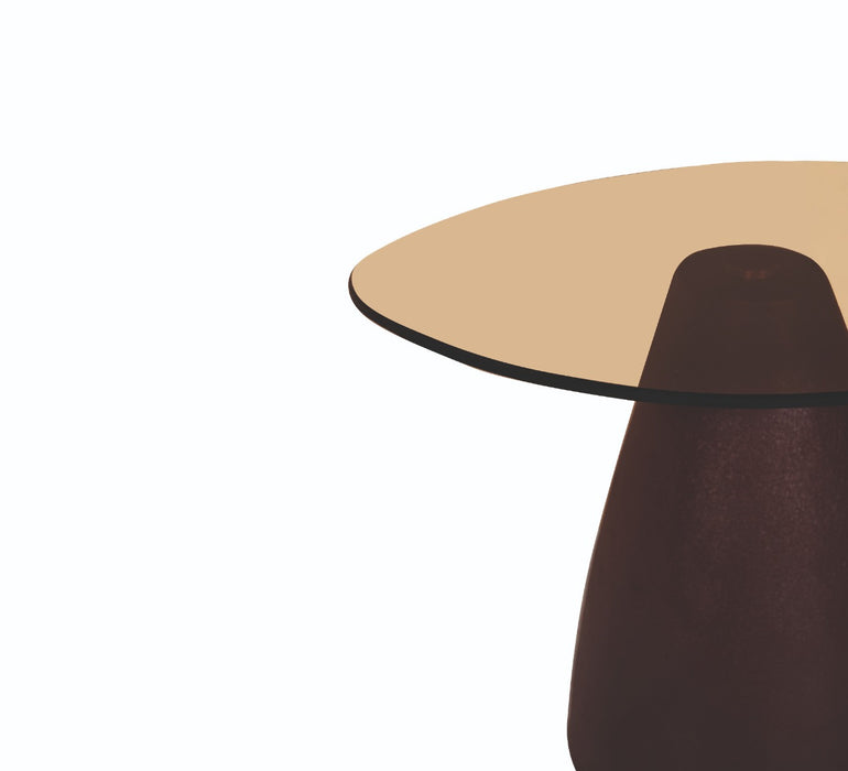 Salontafel Glas Rood 43 cm-Salontafels-Brix