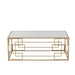 Salontafel Goud Mdf 66x120 cm-Salontafels-J-Line