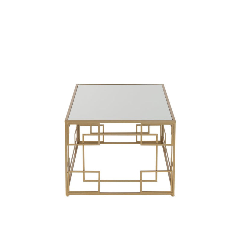 Salontafel Goud Mdf 66x120 cm-Salontafels-J-Line