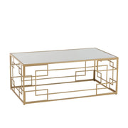 Salontafel Goud Mdf 66x120 cm-Salontafels-J-Line