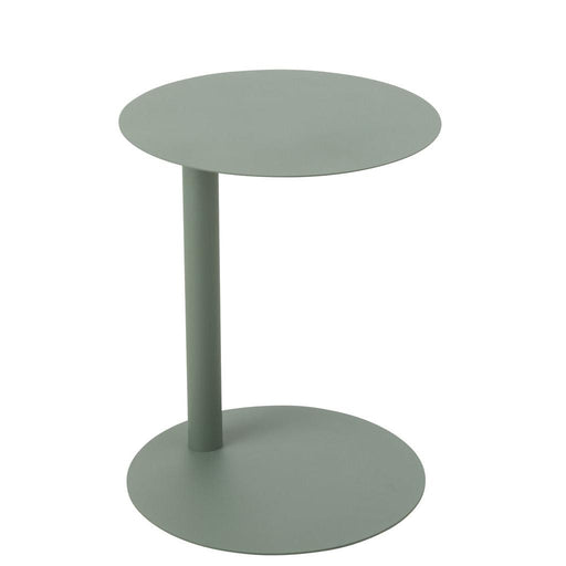 Salontafel Groen Metaal Rond 40 cm-Bijzettafels-J-Line