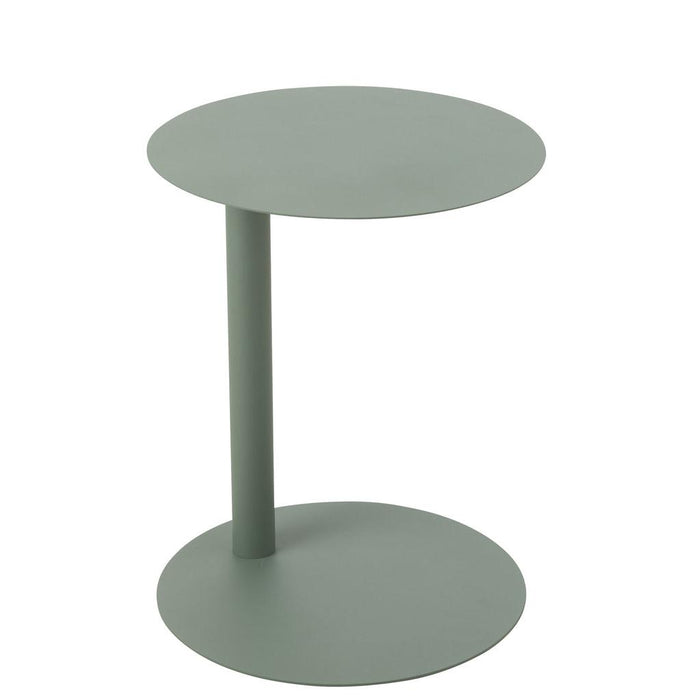 Salontafel Groen Metaal Rond 40 cm-Bijzettafels-J-Line