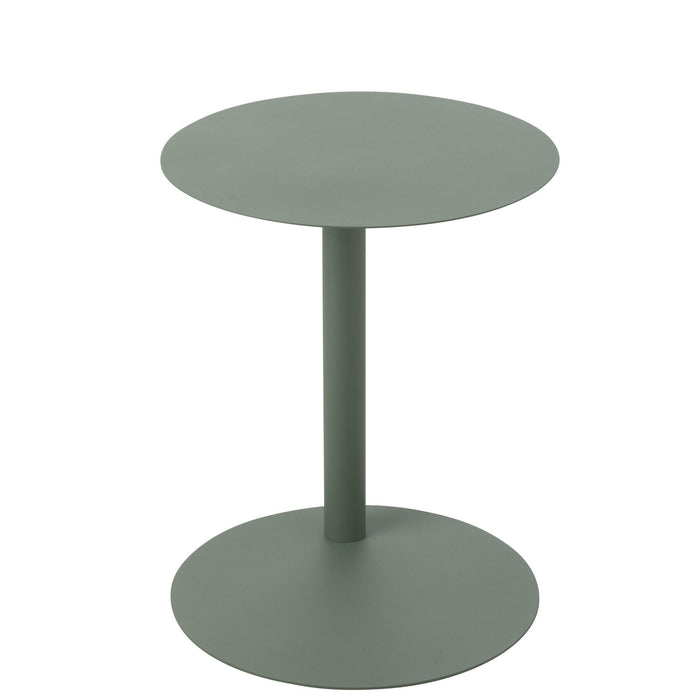 Salontafel Groen Metaal Rond 40 cm-Salontafels-J-Line