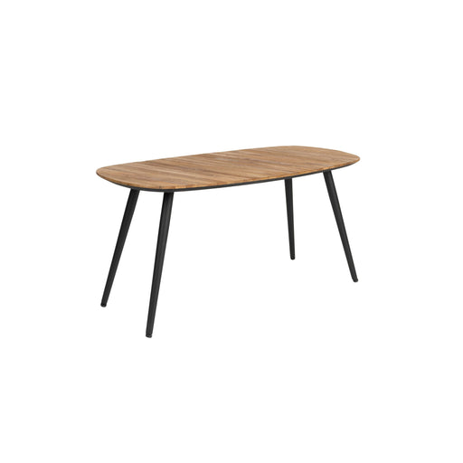 Salontafel Gualdo Teak veneer Zwart 80x39 cm-Salontafels-Creating Home