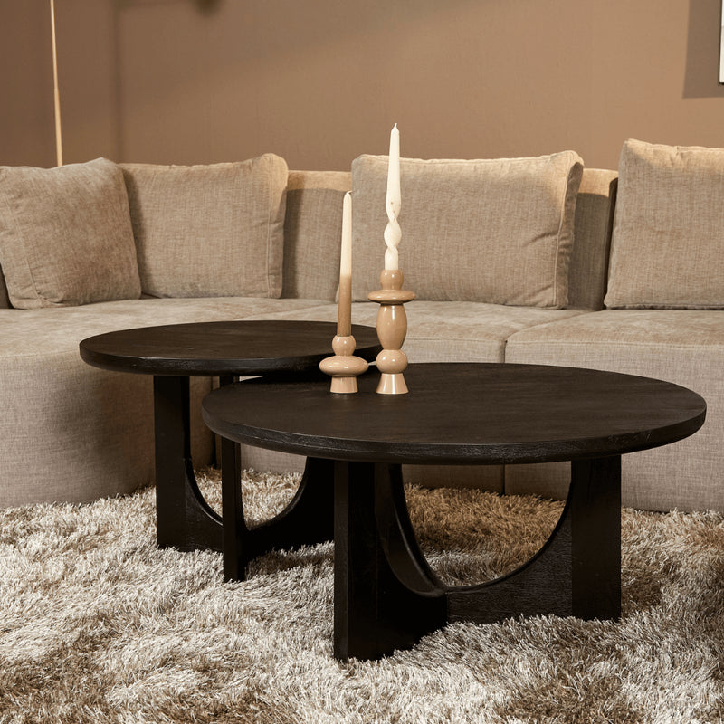 Salontafel Guus Zwart 60 cm 60x60x45 cm-Salontafels-Starfurn