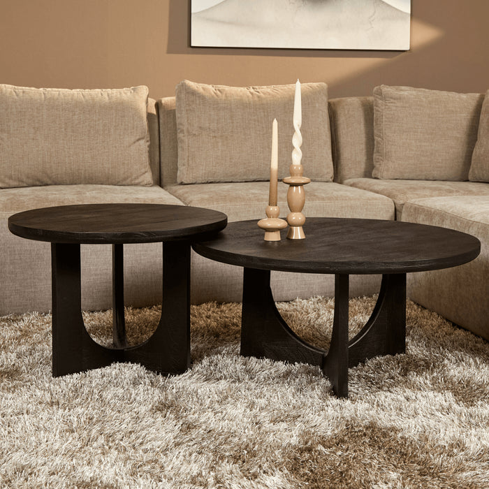 Salontafel Guus Zwart 80 cm 80x80x40 cm-Salontafels-Starfurn