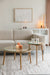 Salontafel Haru Rond Glass Beige 70x70 cm-Salontafels-Creating Home
