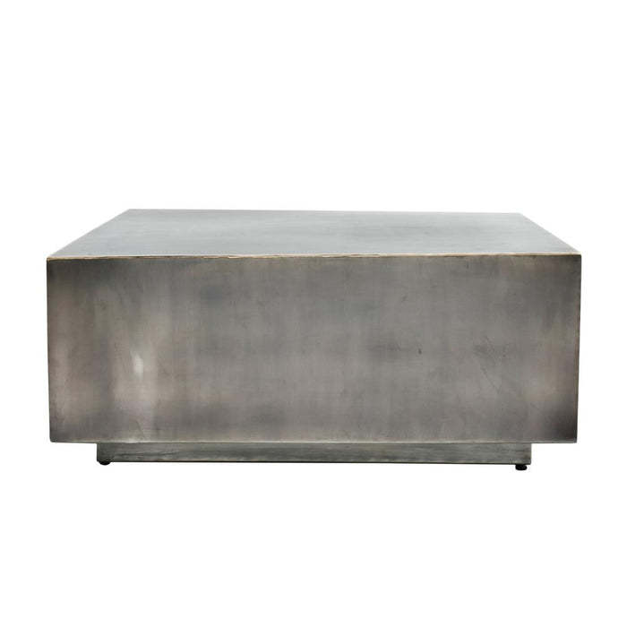 Salontafel Irvy Nickle IJzer Coffeetable Vierkant Goud Rand Sv-Salontafels-PTMD