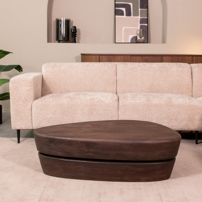 Salontafel Javi Espresso Mangohout 110 cm 110x80x32 cm-Salontafels-LABEL51