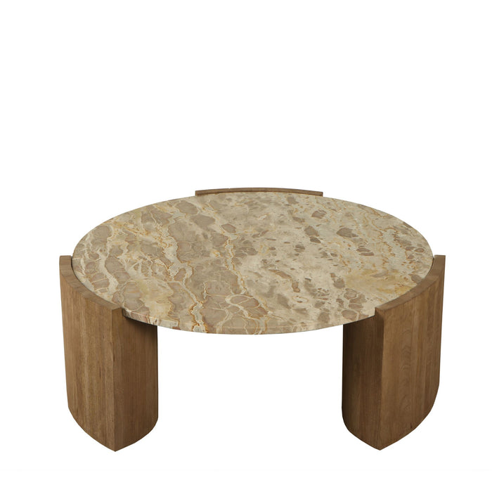 Salontafel Javina Marmer Beige 734040-Salontafels-PTMD