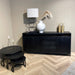 Salontafel Jerrel Kala Mangohout Zwart 74 cm 74x74x42 cm-Salontafels-Livingfurn
