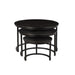 Salontafel Jerrel Kala Mangohout Zwart 74 cm-Salontafels-Livingfurn