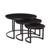 Salontafel Jerrel Kala Mangohout Zwart 74 cm-Salontafels-Livingfurn
