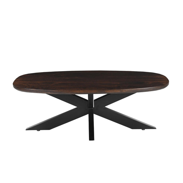 Salontafel Jesper Mangohout Bruin 120x75 cm-Salontafels-Livingfurn
