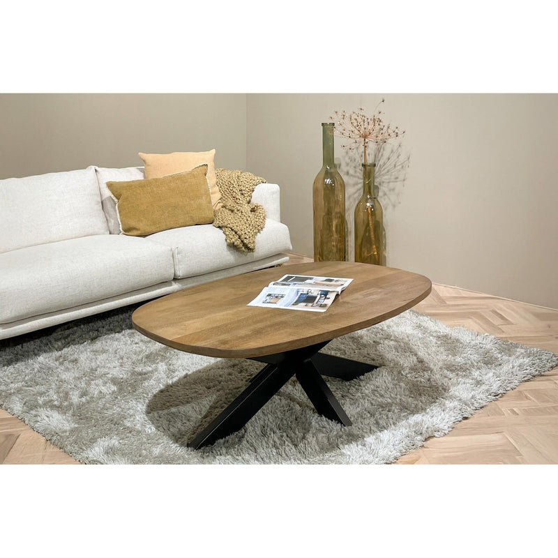 Salontafel Jesper Mangohout Naturel hout 120x75 cm-Salontafels-Livingfurn