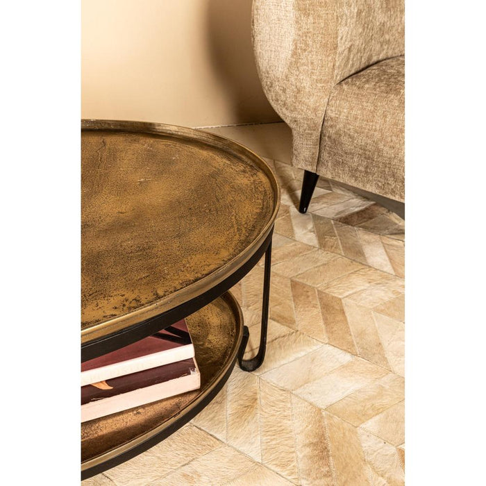 Salontafel Kae Zwart 58x96 cm-PTMD