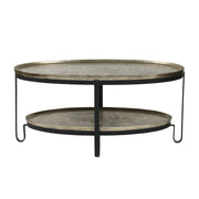 Salontafel Kae Zwart 58x96 cm-Salontafels-PTMD