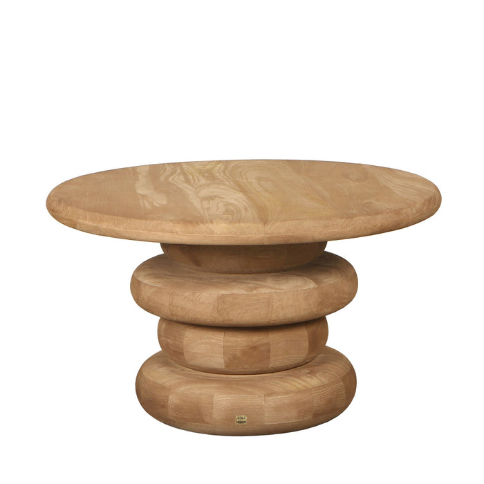 Salontafel Keven Mangohout Beige-Salontafels-PTMD