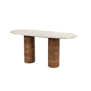 Salontafel Kouk Marble Bruin 100x40 cm-Salontafels-Creating Home