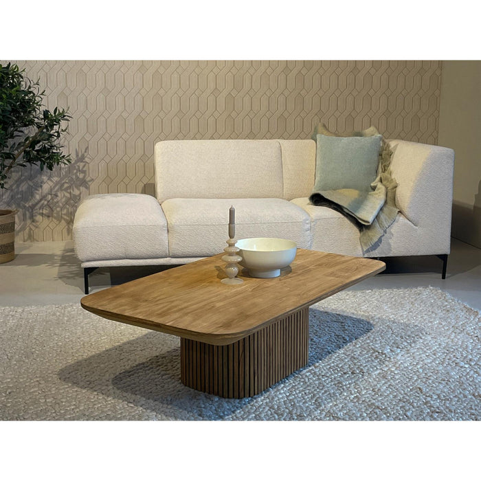 Salontafel Lausanne Teakhout Naturel hout 120x70 cm-Salontafels-Livingfurn