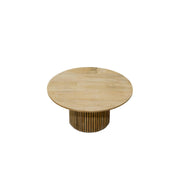 Salontafel Lausanne Teakhout Naturel hout 80 cm 80x80x38 cm-Salontafels-Livingfurn