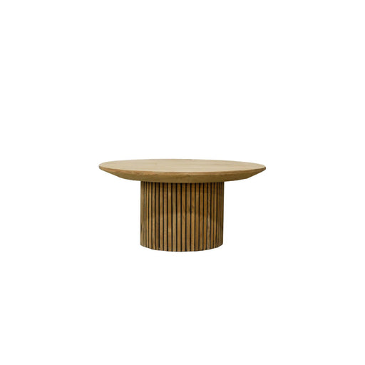 Salontafel Lausanne Teakhout Naturel hout 80 cm 80x80x38 cm-Salontafels-Livingfurn
