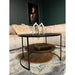Salontafel Lecia Zwart Goud 80x80x50 cm-Salontafels-Starfurn