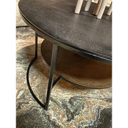 Salontafel Lecia Zwart Goud 80x80x50 cm-Salontafels-Starfurn