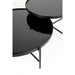 Salontafel Li Glass Zwart 122x82 cm-Salontafels-Creating Home