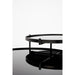 Salontafel Li Glass Zwart 122x82 cm-Salontafels-Creating Home