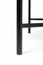 Salontafel Li Glass Zwart 122x82 cm-Salontafels-Creating Home
