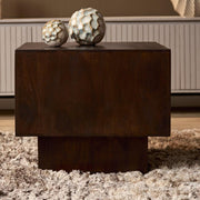 Salontafel Livia Bruin Mangohout 56 cm 56x56x46 cm-Salontafels-Starfurn
