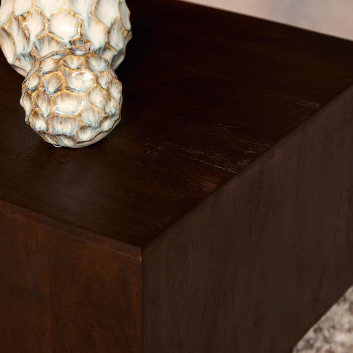 Salontafel Livia Bruin Mangohout 56 cm 56x56x46 cm-Salontafels-Starfurn