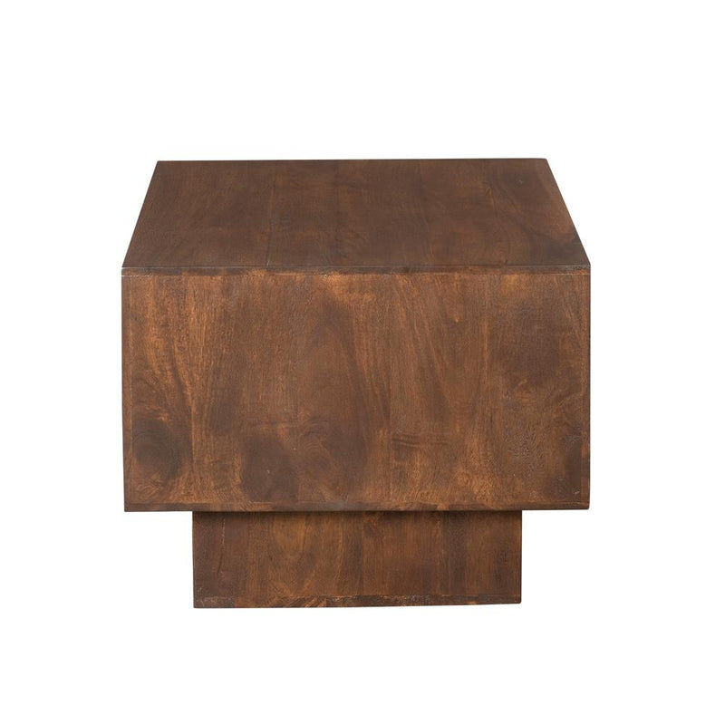 Salontafel Livia Bruin Mangohout 56 cm 56x56x46 cm-Salontafels-Starfurn