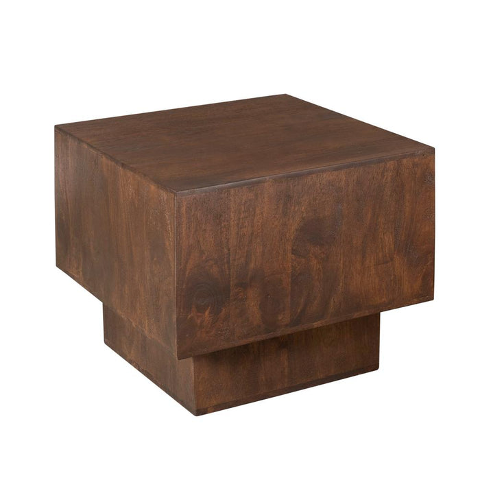 Salontafel Livia Bruin Mangohout 56 cm 56x56x46 cm-Salontafels-Starfurn