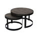 Salontafel Lola Zwart Staal 70 cm 70x70x45 cm-Salontafels-Starfurn