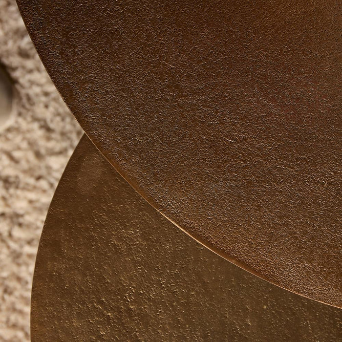 Salontafel Luna Goud Aluminium 75 cm 75x75x45 cm-Salontafels-Starfurn
