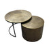 Salontafel Luna Goud Aluminium 75 cm 75x75x45 cm-Salontafels-Starfurn
