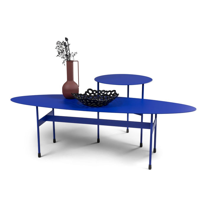 Salontafel MIRA OVAL Staal Ultramarine 120x39x35cm Spinder Design-Salontafels-Spinder