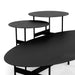 Salontafel MIRA OVAL Staal Zwart 120x39x35cm Spinder Design-Salontafels-Spinder