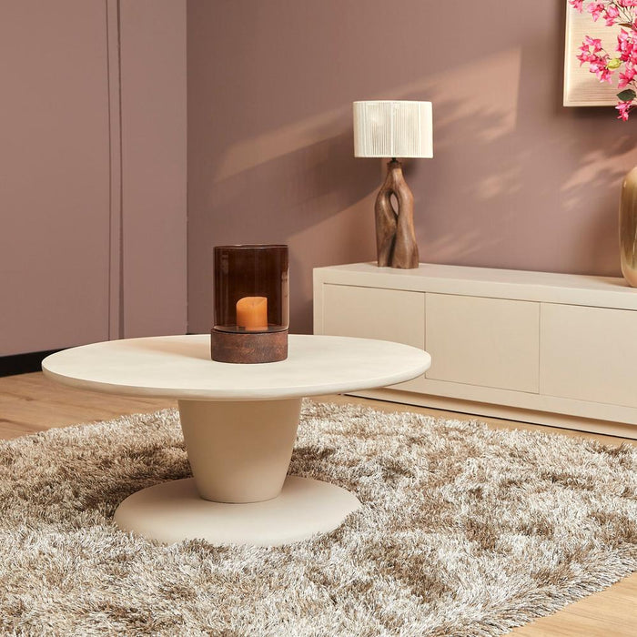 Salontafel Mabel Zand Mangohout 90 cm 90x90x38 cm-Salontafels-Starfurn