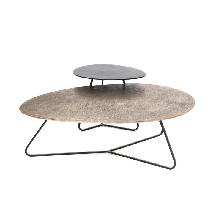 Salontafel Macy Aluminium 121x75 cm-Salontafels-Starfurn