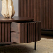 Salontafel Madison Bruin 80 cm Rond 80x80x40 cm-Salontafels-Starfurn