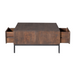 Salontafel Madison Bruin 80 cm Vierkant 80x80x40 cm-Salontafels-Starfurn