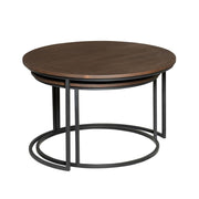 Salontafel Madison Bruin Mangohout 70 cm 70x70x45 cm-Salontafels-Starfurn